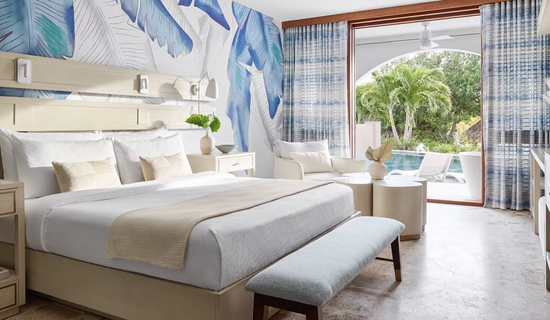 Bedroom at Sandals Royal Curacao hotel in Caribbean by Kenwood Travel