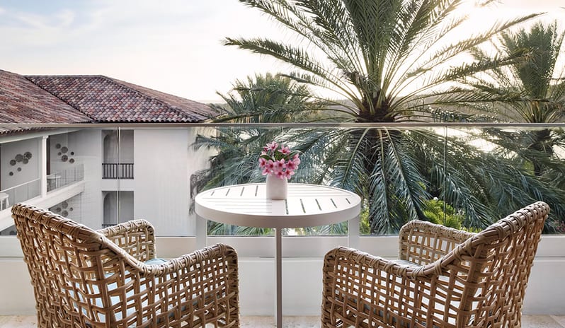 Balcony at Sandals Royal Curacao hotel in Caribbean by Kenwood Travel