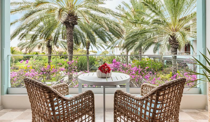 Balcony at Sandals Royal Curacao hotel in Caribbean by Kenwood Travel