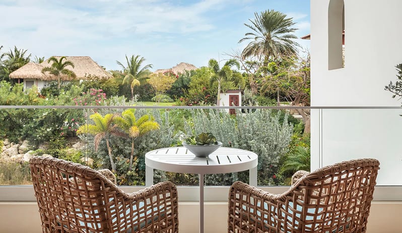 Balcony at Sandals Royal Curacao hotel in Caribbean by Kenwood Travel