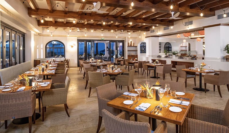 Restaurant at Sandals Royal Curacao hotel in Caribbean by Kenwood Travel
