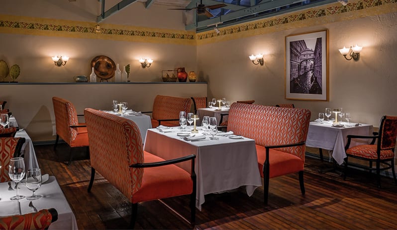 Restaurant at Sandals Halcyon hotel in Caribbean by Kenwood Travel