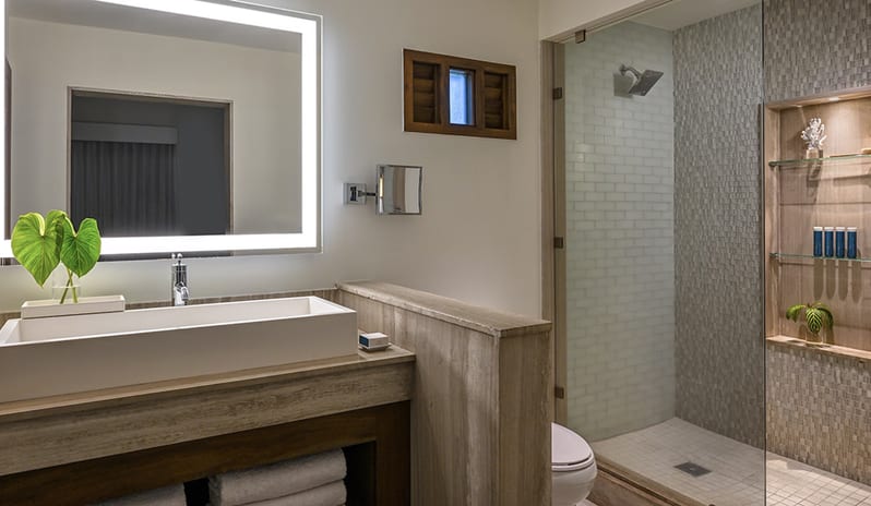 Bathroom at Sandals Royal Curacao hotel in Caribbean by Kenwood Travel