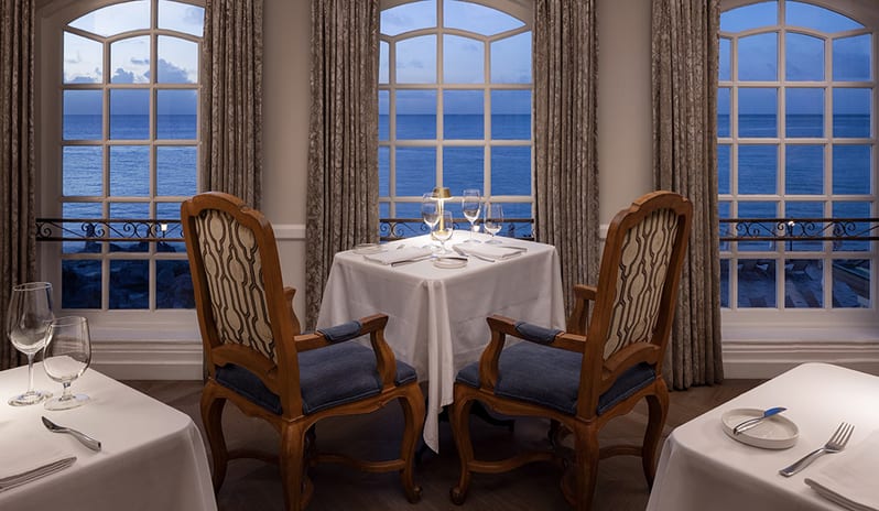 Restaurant at Sandals Regency La Toc hotel in Caribbean by Kenwood Travel