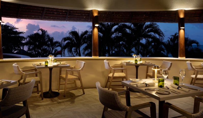 Restaurant at Sandals Regency La Toc hotel in Caribbean by Kenwood Travel