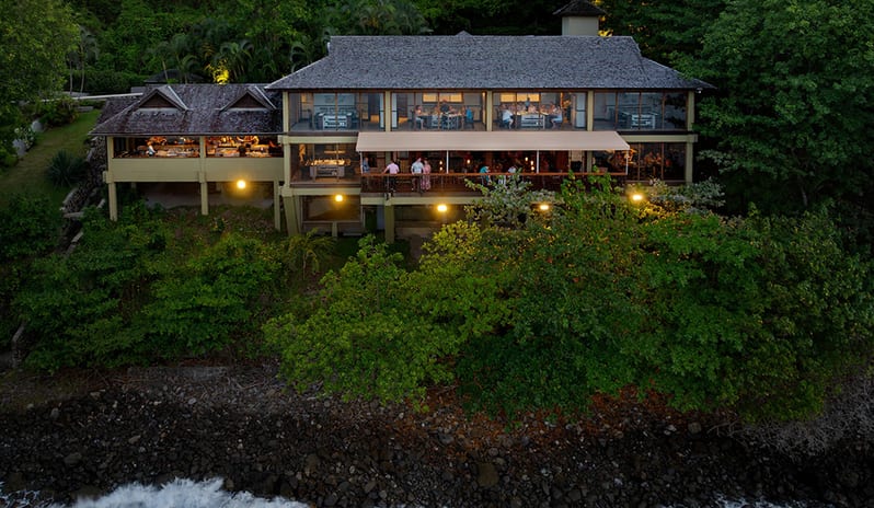 Restaurant at Sandals Regency La Toc hotel in Caribbean by Kenwood Travel