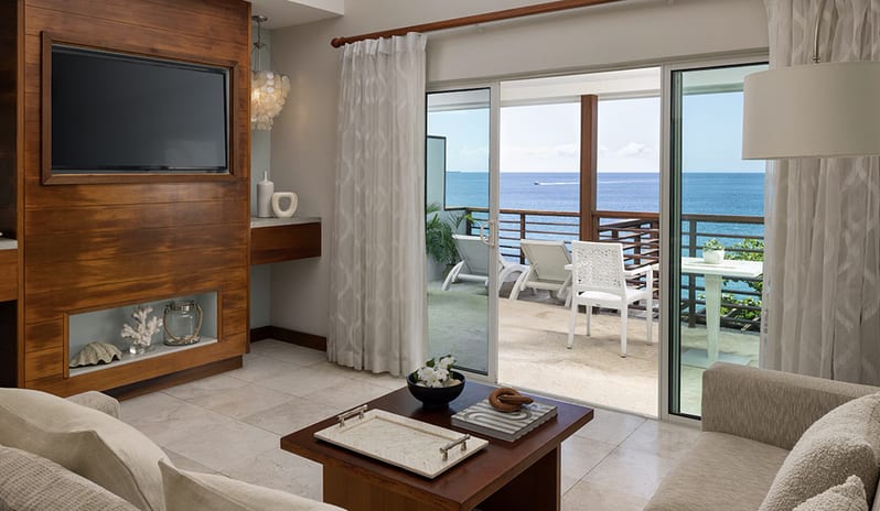 Bedroom at Sandals Regency La Toc hotel in Caribbean by Kenwood Travel