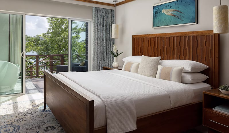 Bedroom at Sandals Regency La Toc hotel in Caribbean by Kenwood Travel