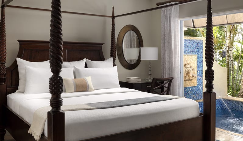 Bedroom at Sandals Regency La Toc hotel in Caribbean by Kenwood Travel