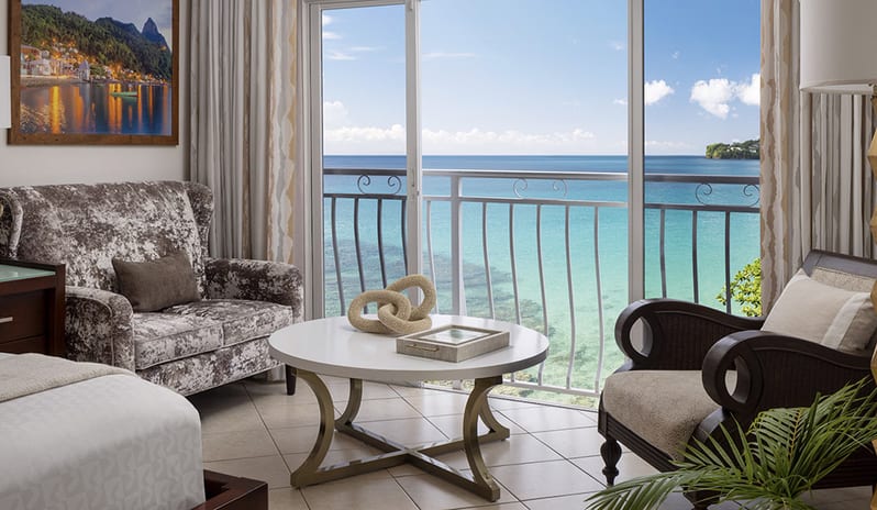 Sea View With Bedroom at Sandals Regency La Toc hotel in Caribbean by Kenwood Travel