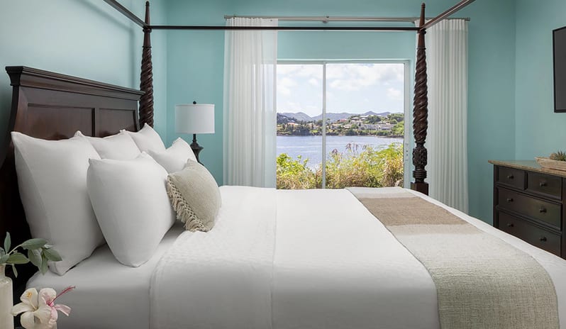 Bedroom at Sandals Regency La Toc hotel in Caribbean by Kenwood Travel