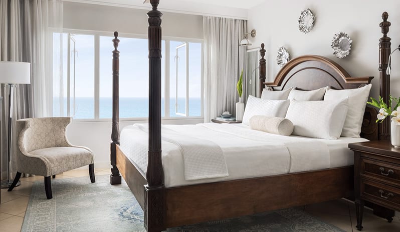 Bedroom at Sandals Regency La Toc hotel in Caribbean by Kenwood Travel