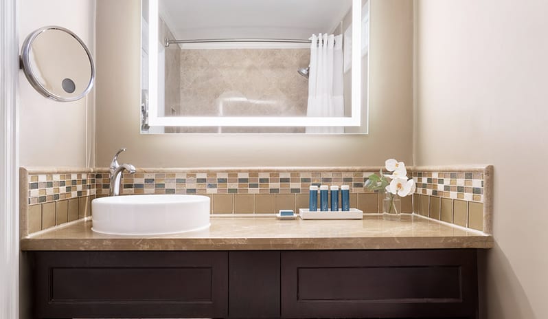 Bathroom at Sandals Regency La Toc hotel in Caribbean by Kenwood Travel