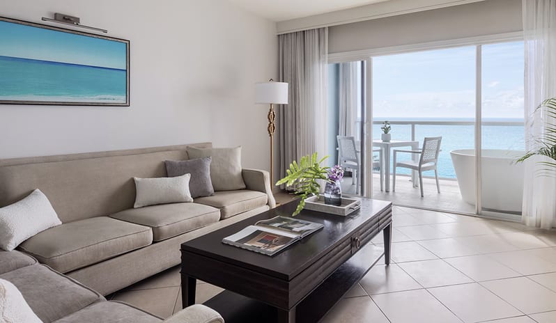 Bedroom at Sandals Regency La Toc hotel in Caribbean by Kenwood Travel