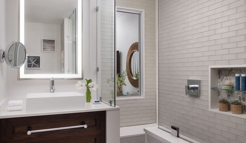 Bathroom at Sandals Regency La Toc hotel in Caribbean by Kenwood Travel