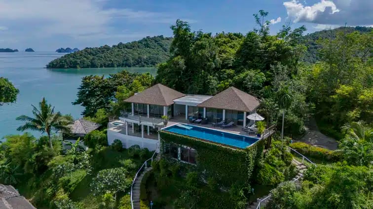 Hilltop Pool Villa with Private Swimming Pool Surrounded by Lush Tropical Forest at TreeHouse Villas Koh Yao by Kenwood Travel