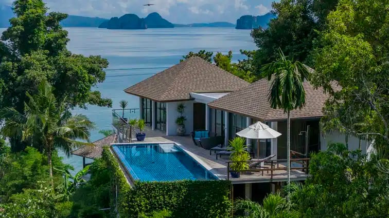Hilltop Pool Villa with Private Swimming Pool Surrounded by Lush Tropical Forest at TreeHouse Villas Koh Yao by Kenwood Travel