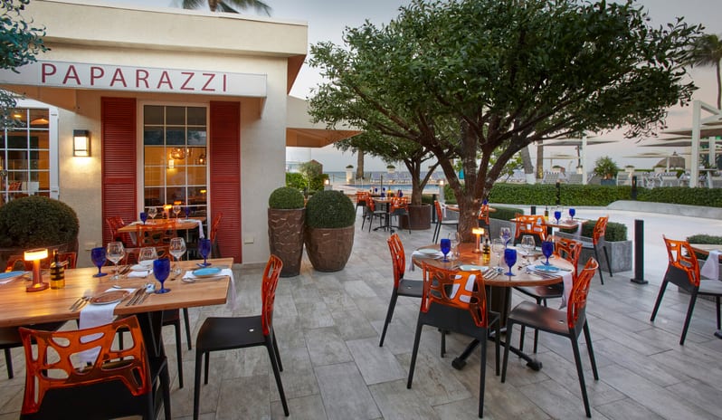 Paparazzi Restaurant at Tamarijn Aruba All Inclusive Resort by Kenwood Travel