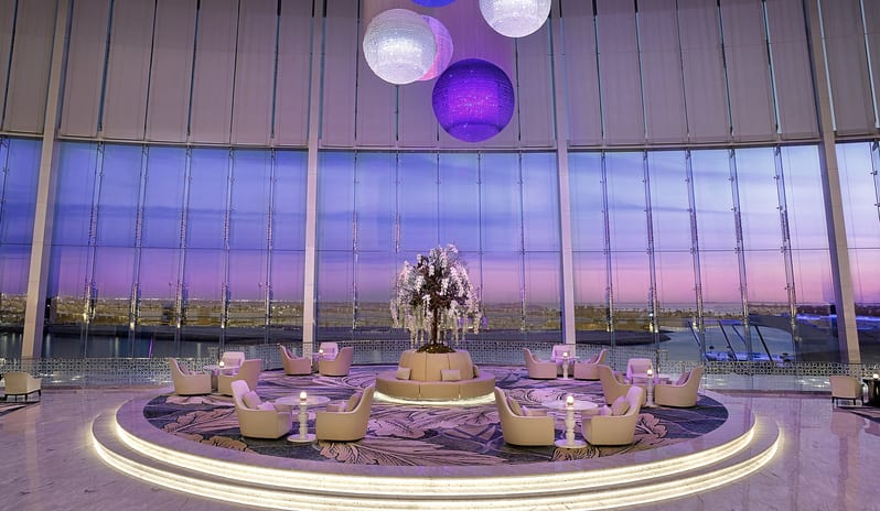 Lobby Lounge at Conrad Abu Dhabi Etihad Towers by Kenwood Trav