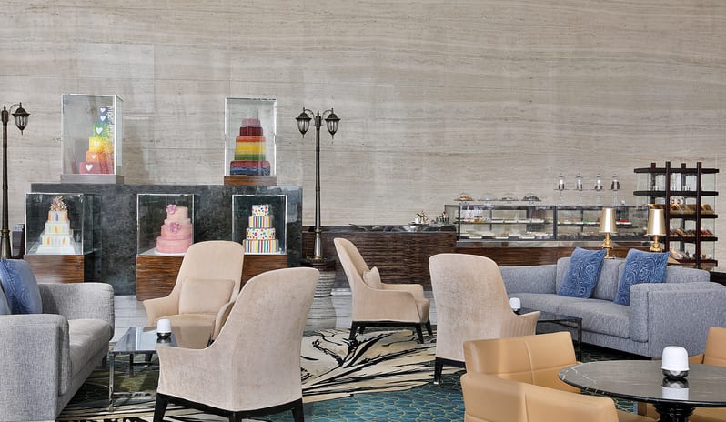 Lobby Lounge at Conrad Abu Dhabi Etihad Towers by Kenwood Travel