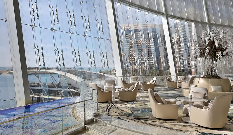 Lobby Lounge at Conrad Abu Dhabi Etihad Towers by Kenwood Travel
