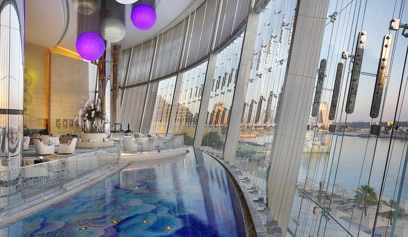 Lobby Lounge at Conrad Abu Dhabi Etihad Towers by Kenwood Travel