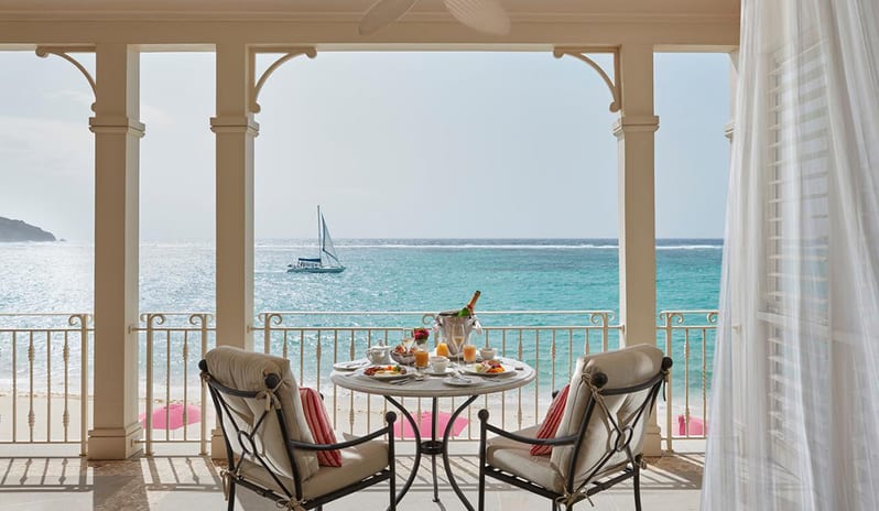 Relaxing Area With Sea View View at Princesa Yaiza Suite Hotel Resort in Caribbean-Holidays by Kenwood Travel