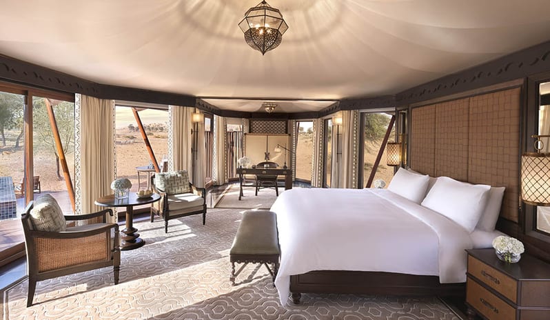 Bedroom Image at The Ritz-Carlton Ras Al Khaimah, Al Wadi Desert Hotel Resort in Caribbean-Holidays by Kenwood Travel