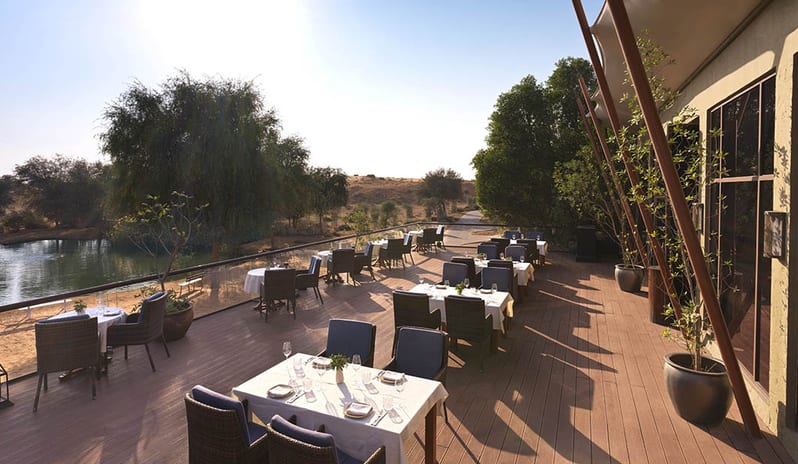 Restaurant View at The Ritz-Carlton Ras Al Khaimah, Al Wadi Desert Hotel Resort in Caribbean-Holidays by Kenwood Travel