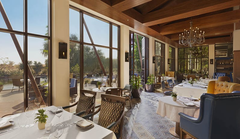 Restaurant View at The Ritz-Carlton Ras Al Khaimah, Al Wadi Desert Hotel Resort in Caribbean-Holidays by Kenwood Travel