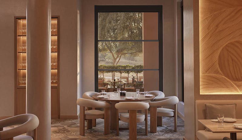 Restaurant View at The Ritz-Carlton Ras Al Khaimah, Al Wadi Desert Hotel Resort in Caribbean-Holidays by Kenwood Travel