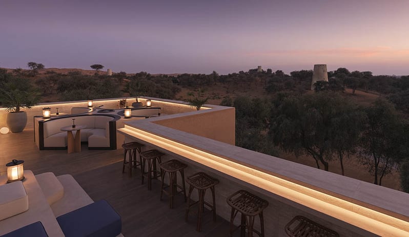 Restaurant View at The Ritz-Carlton Ras Al Khaimah, Al Wadi Desert Hotel Resort in Caribbean-Holidays by Kenwood Travel