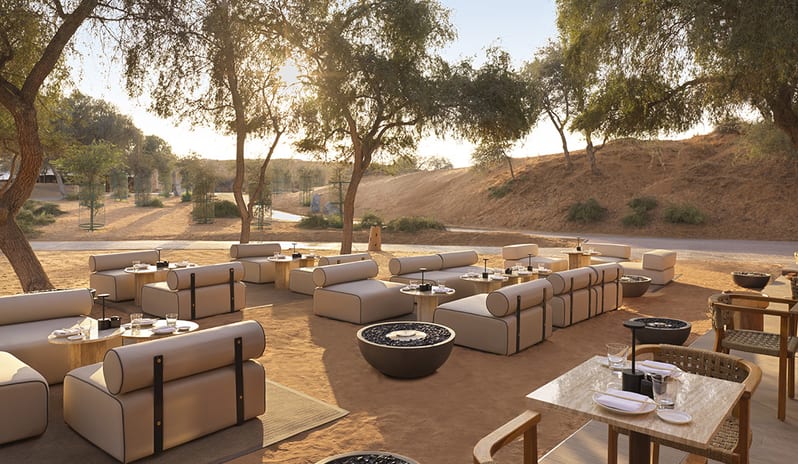 Restaurant View at The Ritz-Carlton Ras Al Khaimah, Al Wadi Desert Hotel Resort in Caribbean-Holidays by Kenwood Travel