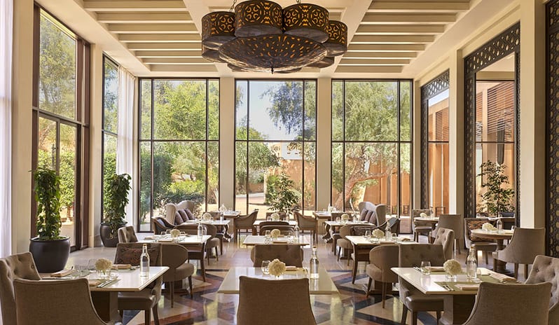 Restaurant View at The Ritz-Carlton Ras Al Khaimah, Al Wadi Desert Hotel Resort in Caribbean-Holidays by Kenwood Travel