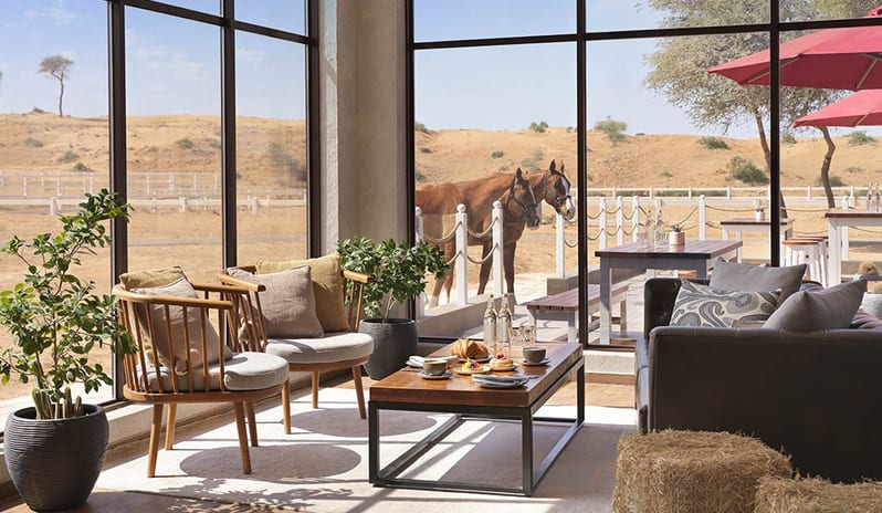 Restaurant View at The Ritz-Carlton Ras Al Khaimah, Al Wadi Desert Hotel Resort in Caribbean-Holidays by Kenwood Travel