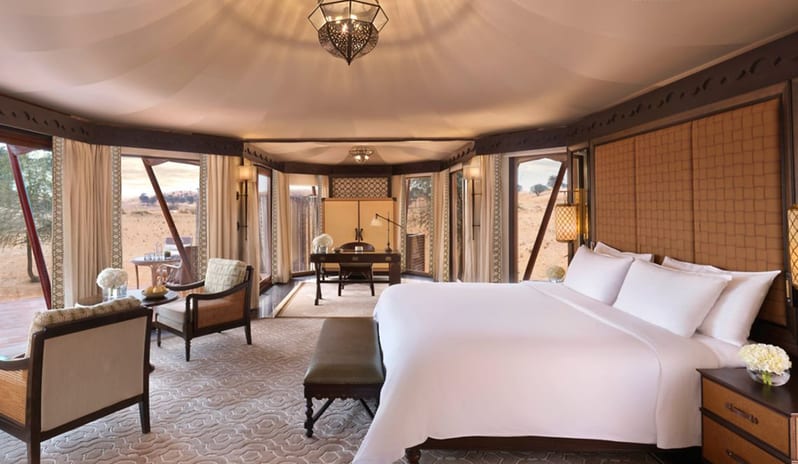 Bedroom Image at The Ritz-Carlton Ras Al Khaimah, Al Wadi Desert Hotel Resort in Caribbean-Holidays by Kenwood Travel