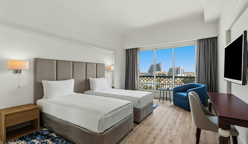 Bedroom View at Rixos Bab Al Bahr - Resort in Middle-East-Holidays by Kenwood Travel