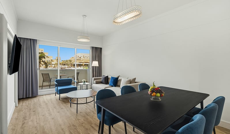 Living Area View at Rixos Bab Al Bahr - Resort in Middle-East-Holidays by Kenwood Travel