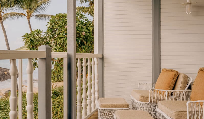 Outdoor Relaxing Area View at Soho Beach House Canouan - Resort in Caribbean-Holidays by Kenwood Travel