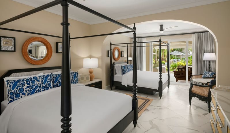 Pool Garden View, Junior Suite, 2 Queens, Terrace