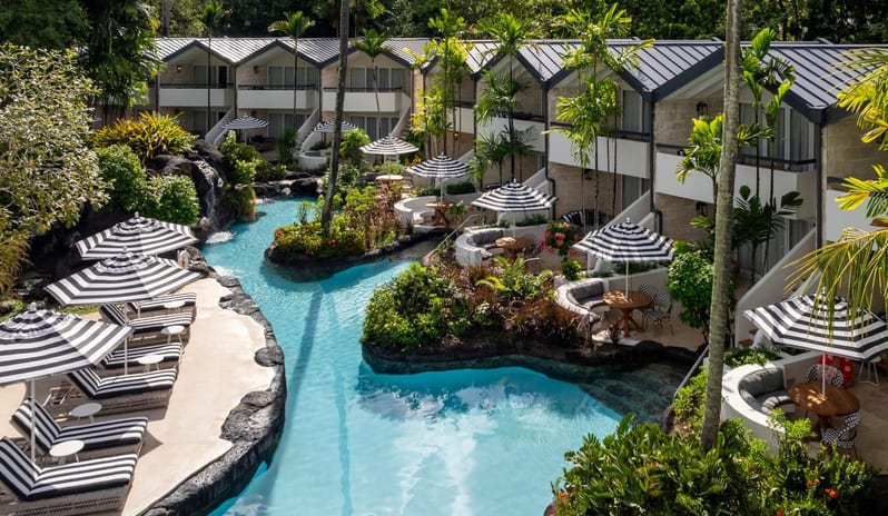 Luxury Swim Up Poolside Room