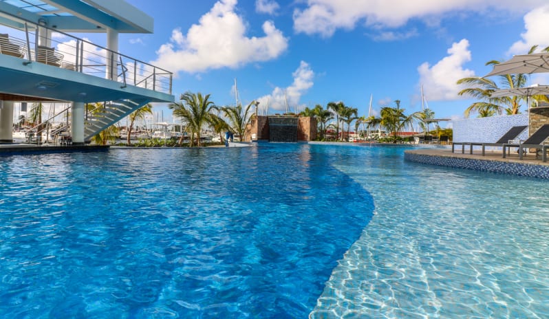 Harbor Club St. Lucia swimming pool