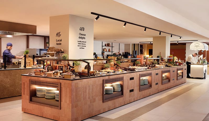 Quattro Terre local cheeses, artisan food, and warm modern interior design at Pical Resort, Valamar Collection by Kenwood Travel