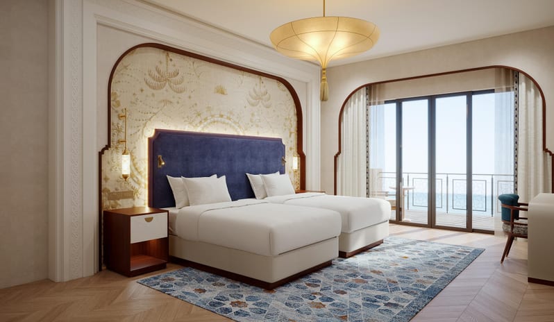 jzs two bedroom ocean skyline suite twin bedroom