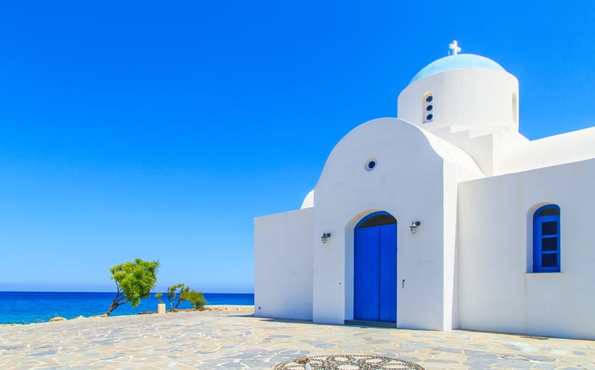 White chapel on a shore in Protaras, Cyprus_001.jpg