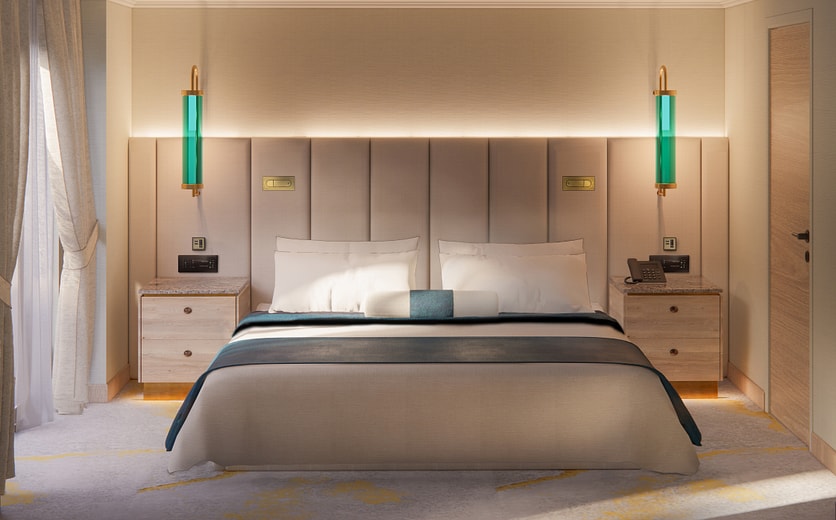 Crystal Cruises SYMPHONY Sapphire Veranda Suite Bedroom .jpg