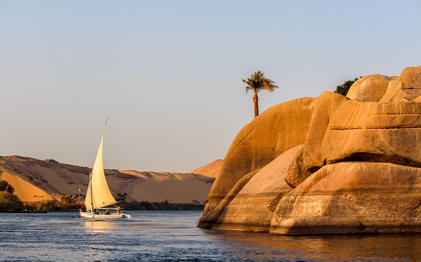 Sailboat on the Nile river at sunset.jpg