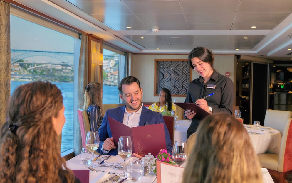 Amawaterways AmaVida Main Restaurant 9 ©Chantal Brink & Amawaterways.jpg